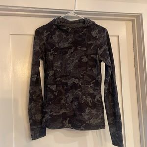 Lululemon Blue Camo Pullover Hoodie